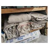 Canvas drop cloths- garage