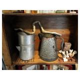 Graniteware Pot &aluminum stovetop drip coffee