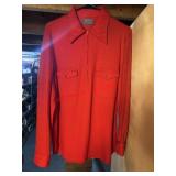 Red Wool Pendleton Large button Down