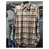 Pendleton Wool Mens Small Button Down