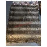 Faux Fir Throw Blanket             (basement)