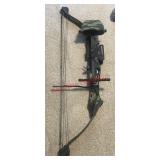 vintage compound bow (1st upstairs bedroom)