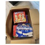 Large box of vintage board games (1st upstairs