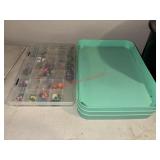 Fun Clay Beads and trays lot