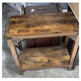 Dark brown Side table (garage)
