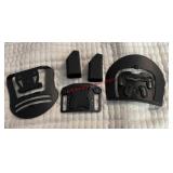 Gun holster pieces lot (master upstairs)