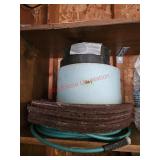 Strapping, buffing pads, air hose and foam -