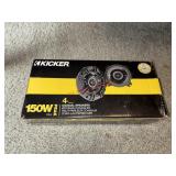 4OHM Kicker Speakers in box