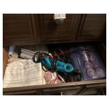 Drawer lot of hair items          (Basement)
