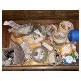 Misc Drawer lot with tape and more
