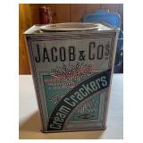 vintage Jacob & Co's Cream Crackers tin. (1st
