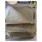 lot of 3 Green Military jackets Sizes in photos