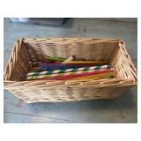 Woven Basket of Reusable Straws