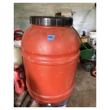55 Gal Barrel half full of fertilizer BRING HELP