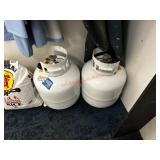 Propane tanks (garage)