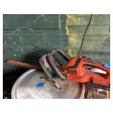 Black and Decker Hedge Trimmer with battery