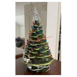 vintage-style green ceramic (Master upstairs )