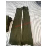 6 Cos olive green ribbed knit unisex scarf. (1st