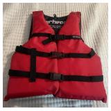 Airhead adult life jacket (1st upstairs bedroom)