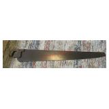 antique one-man crosscut logging saw(Living room)