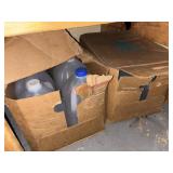 12 gallons of water stored in basement cellar