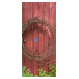 Roll of Barbed Wire for decor (right side of barn