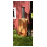 Shop made Smoker and yard games ( right side of
