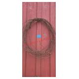 Barb wire. Makes great decor ( horse pasture)