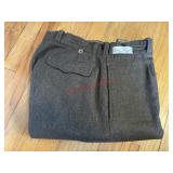 SZ 35 Mens Wool Trousers  27.5 inseam