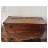 Vintage Wood Chest 30in Wide