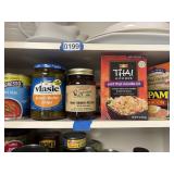 Dry and Canned Goods Shelf lot Some Expired some