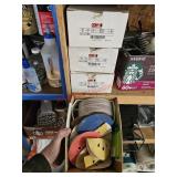 Sanding discs, boxes are partials - garage