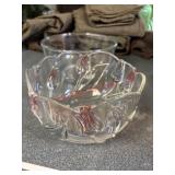 Two Glass Serving bowl lot