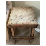 Wooden table (master upstairs)