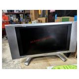 a vintage silver Sharp Aquos LC-32DA5U 32-inch