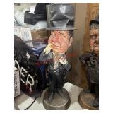 VTG  W.C. Fields chalkware statue