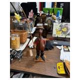 vintage Romer Italian hand-carved wood sculpture