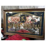 vintage Lï¿½wenbrï¿½u beer mirror