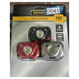 Defiant 3 Pack of Head lights