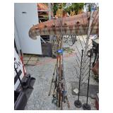 Lot of Fishing Poles