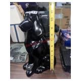 11 Inch Ceramic Dog Statue
