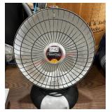 Heat dish fan