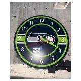 Seahawks Bottlecap Clock