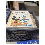 Crate of VTG Disney Books