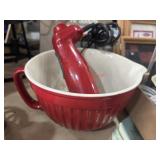 Immersion Blender base and Mixing Bowl lot