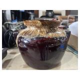 Rosenville Glazed Bean Pot