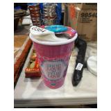 Pink drinking cup