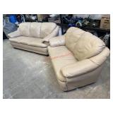 Nice Leather Couch and Love Seat Set