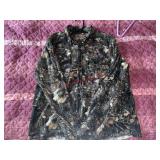 North River camo long-sleeve button-down flannel