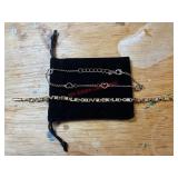 Heart bracelets ( in tote )